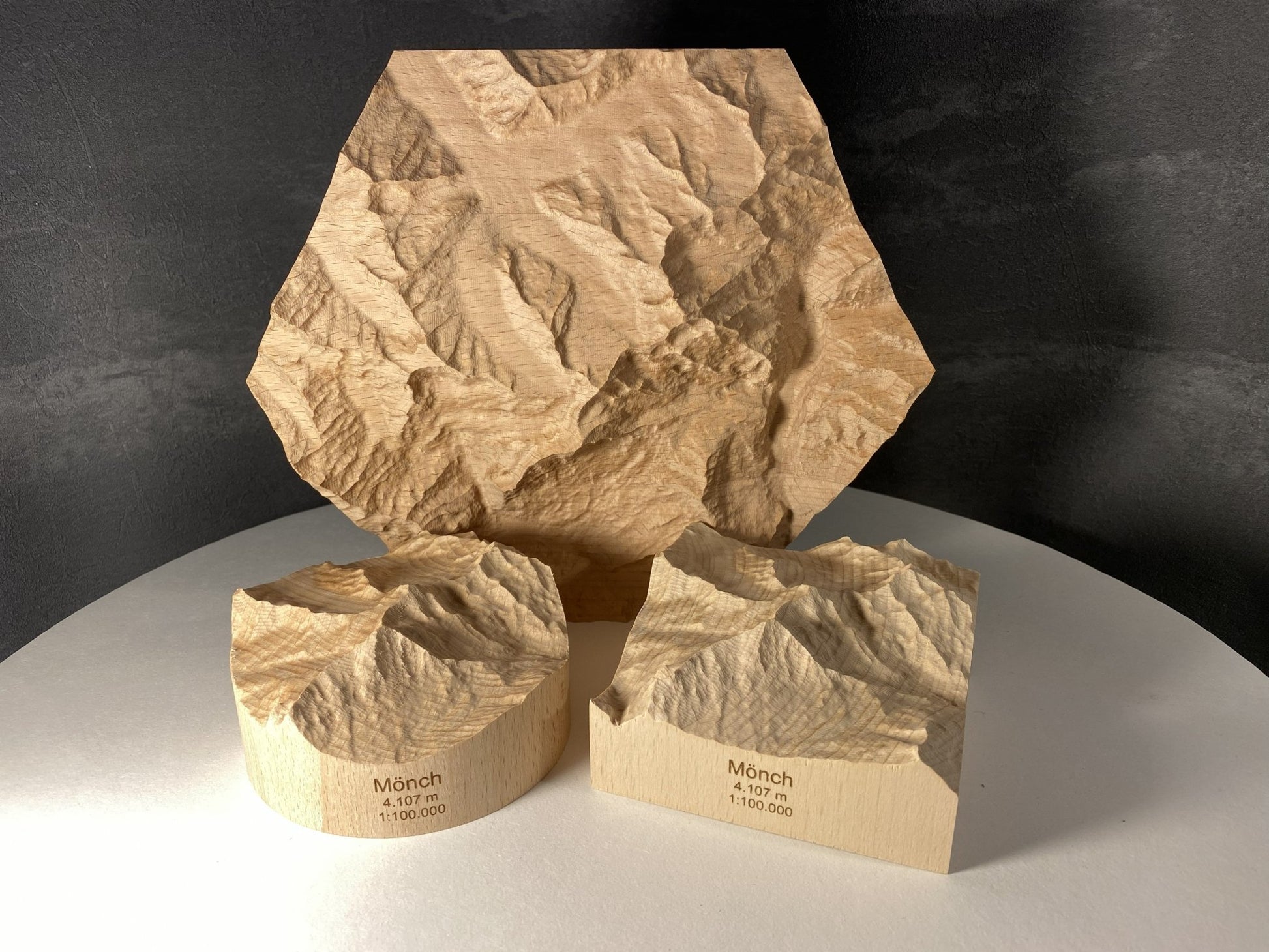 SUMMIT – Bergrelief Mönch, Eiger & Jungfrau - TreeDimension