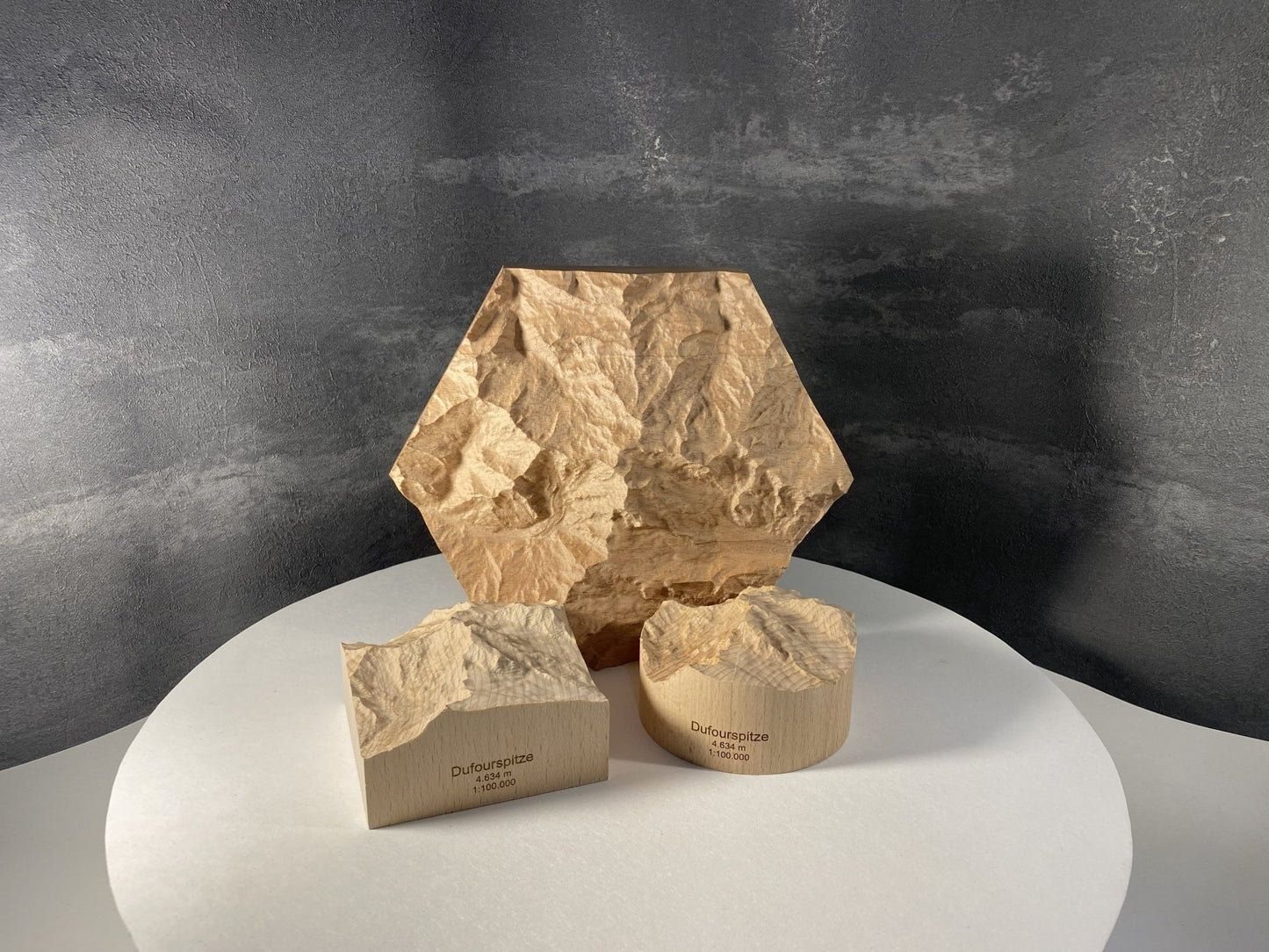 SUMMIT - Bergrelief Monte Rosa (Dufourspitze) - TreeDimension