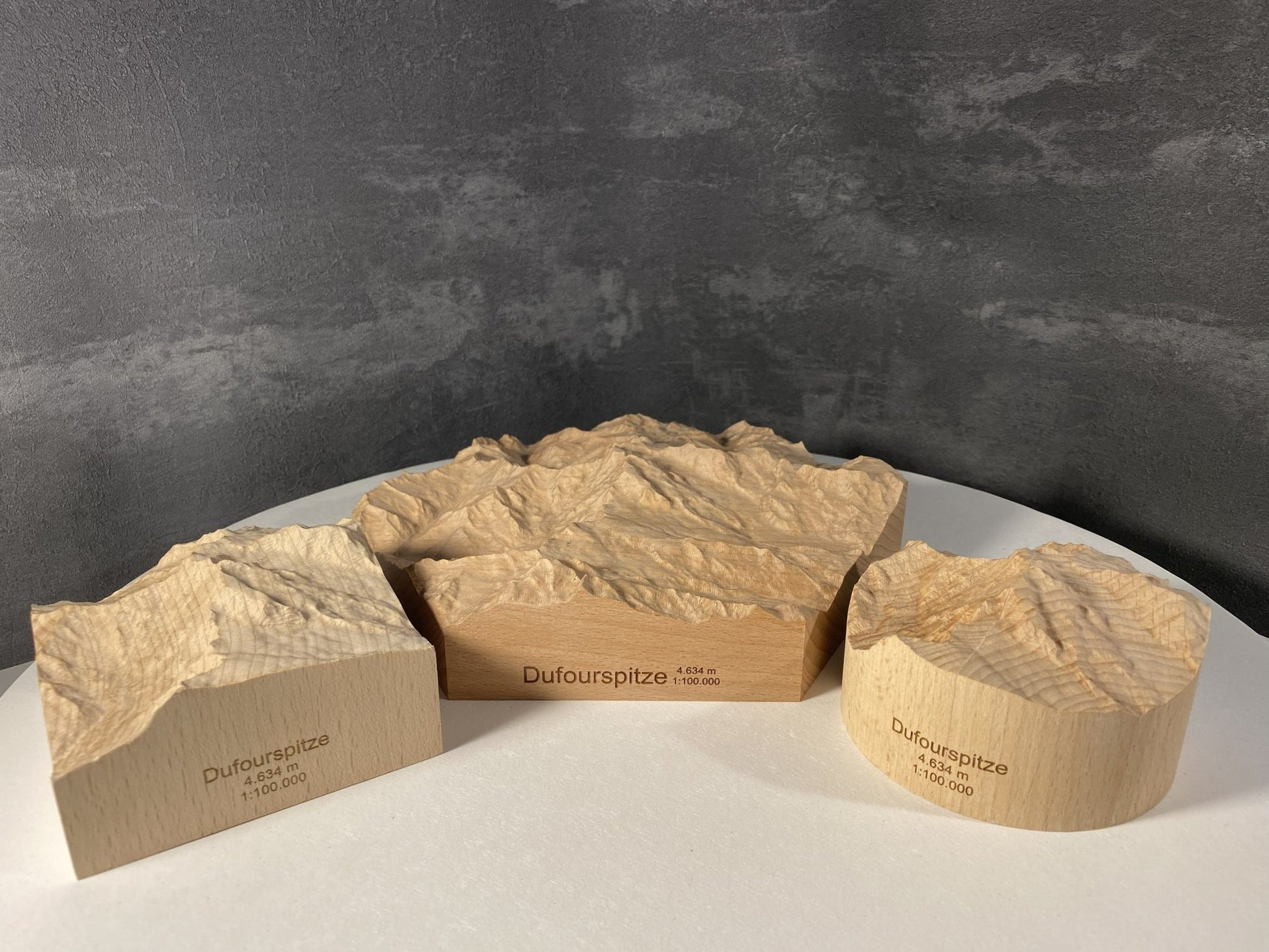 SUMMIT - Bergrelief Monte Rosa (Dufourspitze) - TreeDimension