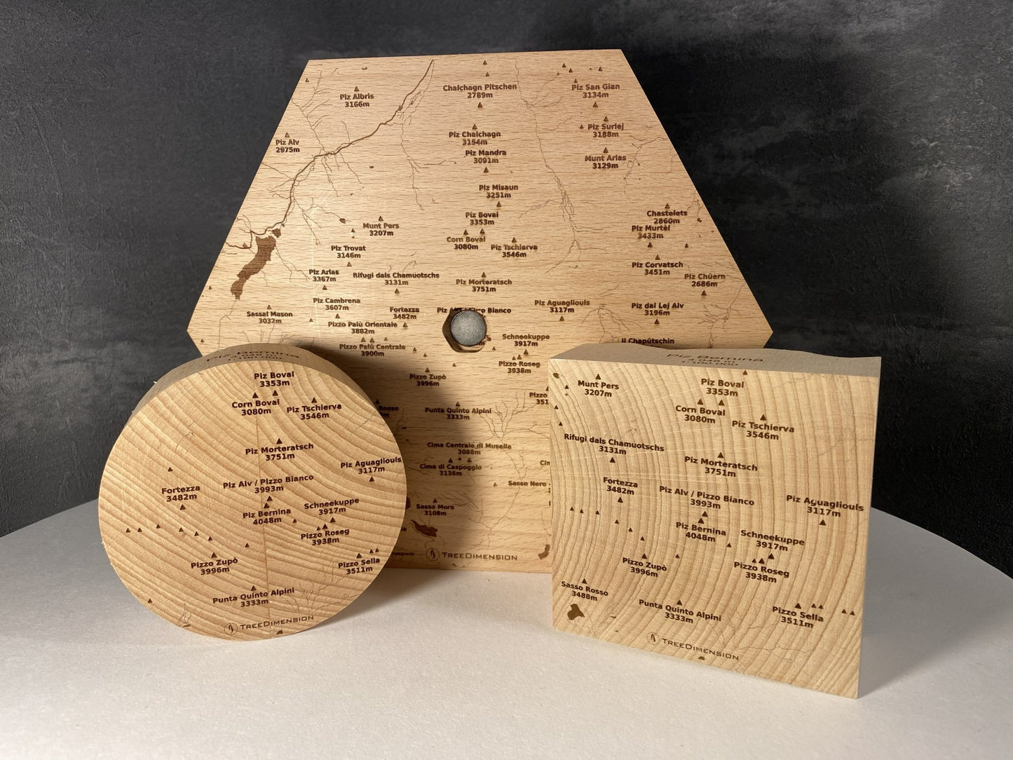 SUMMIT – Bergrelief Piz Bernina - TreeDimension