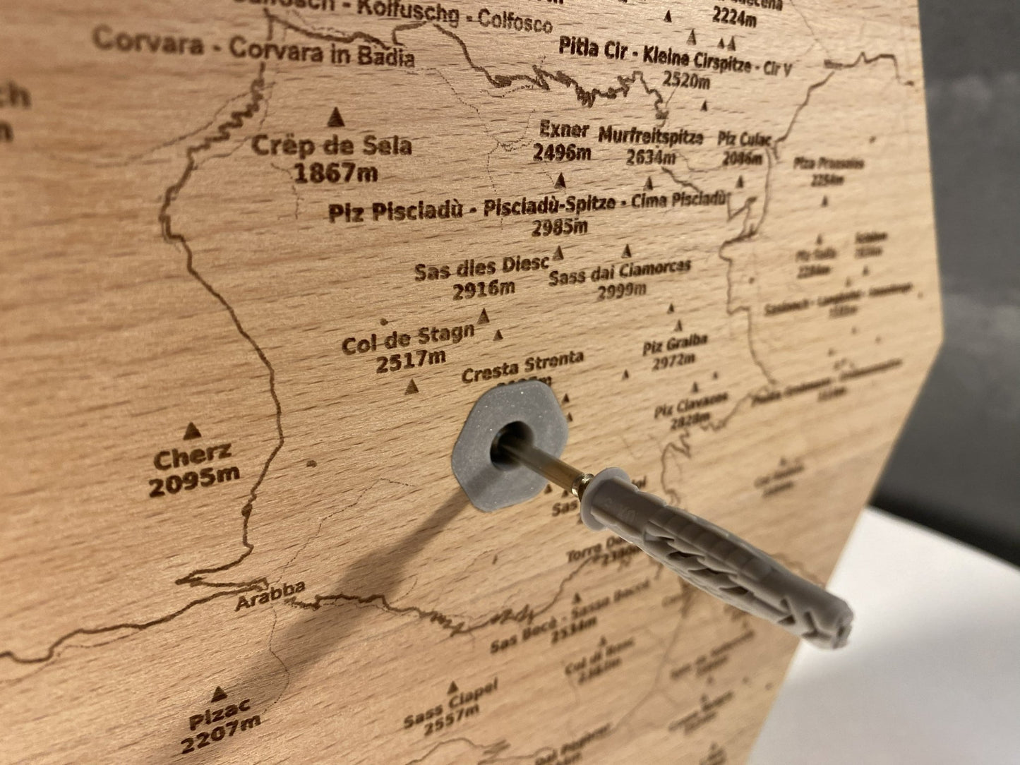 SUMMIT - Bergrelief Sella - Massiv (Dolomiten) - TreeDimension